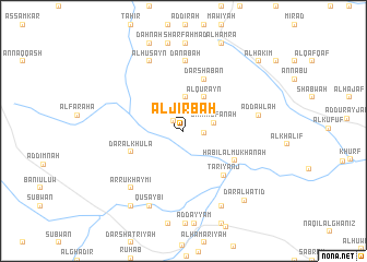 map of Al Jirbah