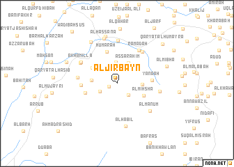 map of Al Jirbayn