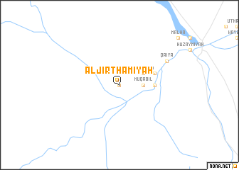 map of Al Jirthāmīyah