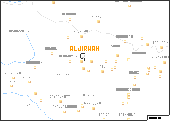 map of Al Jirwah