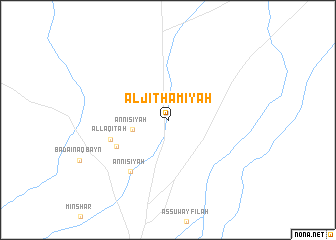 map of Al Jithāmīyah