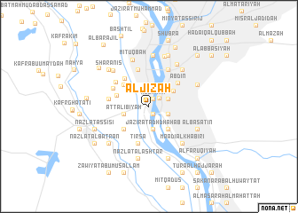 map of Al Jīzah