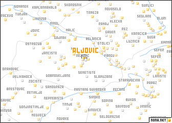 map of Aljović