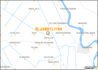 map of Al Jubaylīyah