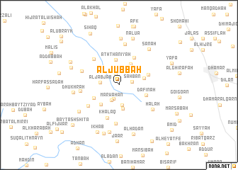 map of Al Jubbah