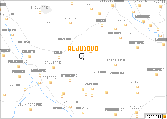 map of Aljudovo