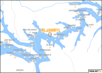 map of Al Juḩayl