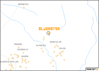 map of Al Juḩaysh