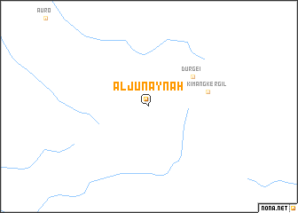 map of Al Junaynah