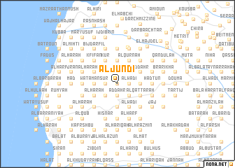 map of Al Jundī