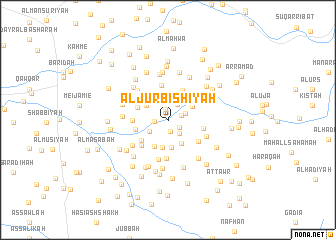 map of Al Jurbishīyah