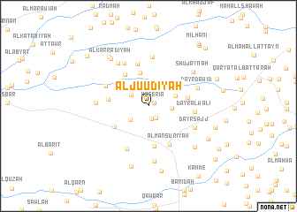 map of Al Ju‘ūdīyah