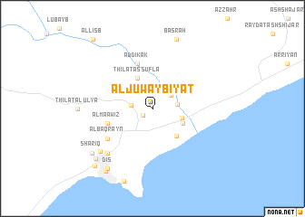 map of Al Juwaybīyāt