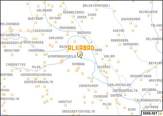 map of Alkābād