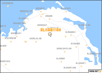 map of Al Ka‘bīyah