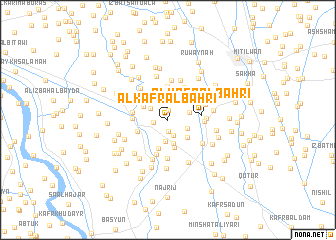 map of Al Kafr al Baḩrī