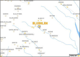 map of Al Kahlah