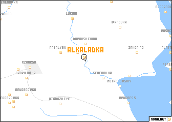 map of Alkaladka