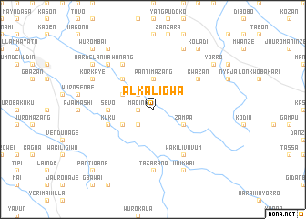 map of Alkali Gwa