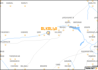 map of Alkaliji