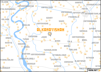 map of Al Kamāyishah