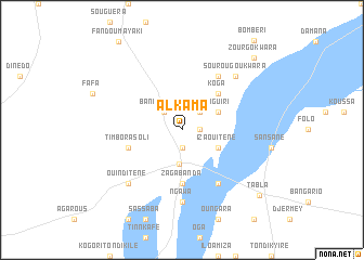 map of Alkama
