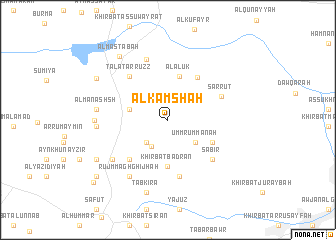 map of Al Kamshah