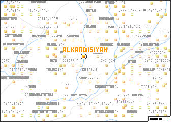 map of Al Kandīsīyah