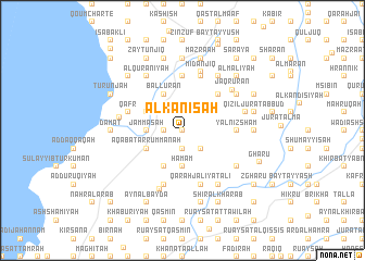 map of Al Kanīsah