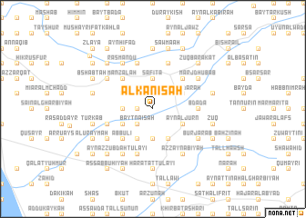 map of Al Kanīsah