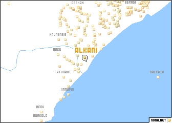 map of Alkani