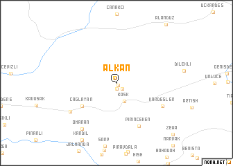 map of Alkan