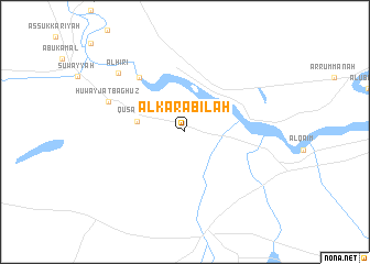 map of Al Karābilah