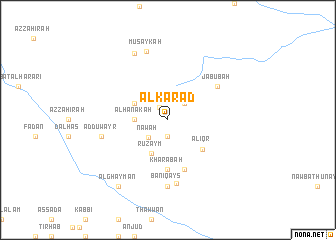 map of Al Karad