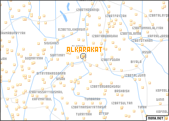 map of Al Karakāt