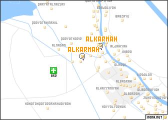 map of Al Karmah