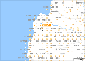 map of Al Karnīsh