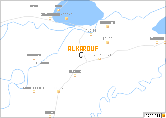 map of Al Karouf