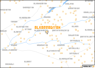 map of Al Karrādīyah