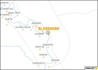 map of Al Kashmah