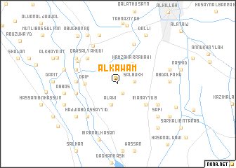 map of Al Kawām