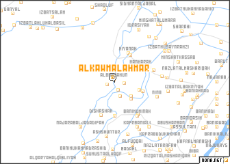 map of Al Kawm al Aḩmar