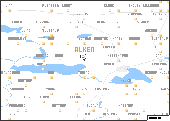 map of Alken