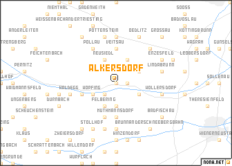 map of Alkersdorf