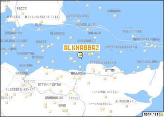 map of Al Khabbāz