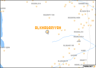 map of Al Khaḑarīyah