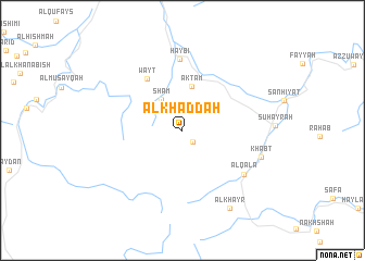 map of Al Khaddah