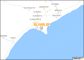 map of Al Khalaf
