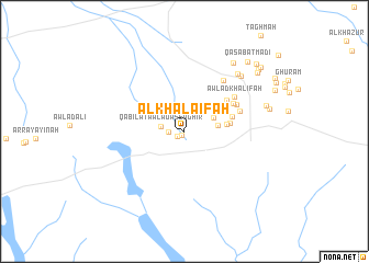 map of Al Khalāʼifah