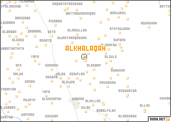 map of Al Khalaqah